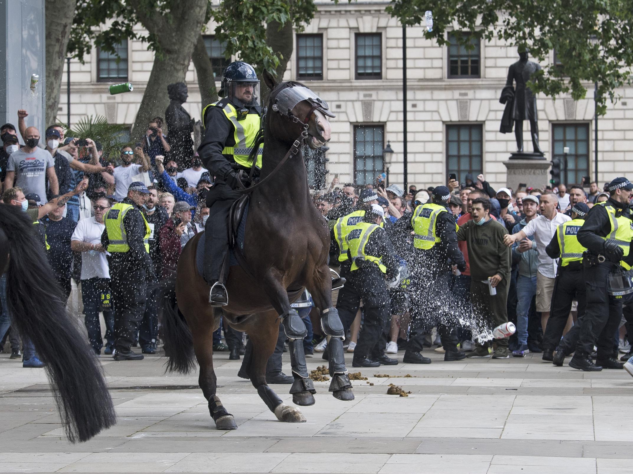 London Protests: Johnson Condemns ‘racist Thuggery’ After Far Right ...