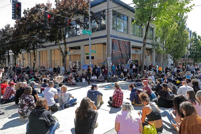 Protester have occupied the area around a Seattle police station deeming it Capitol Hill Autonomous Zone