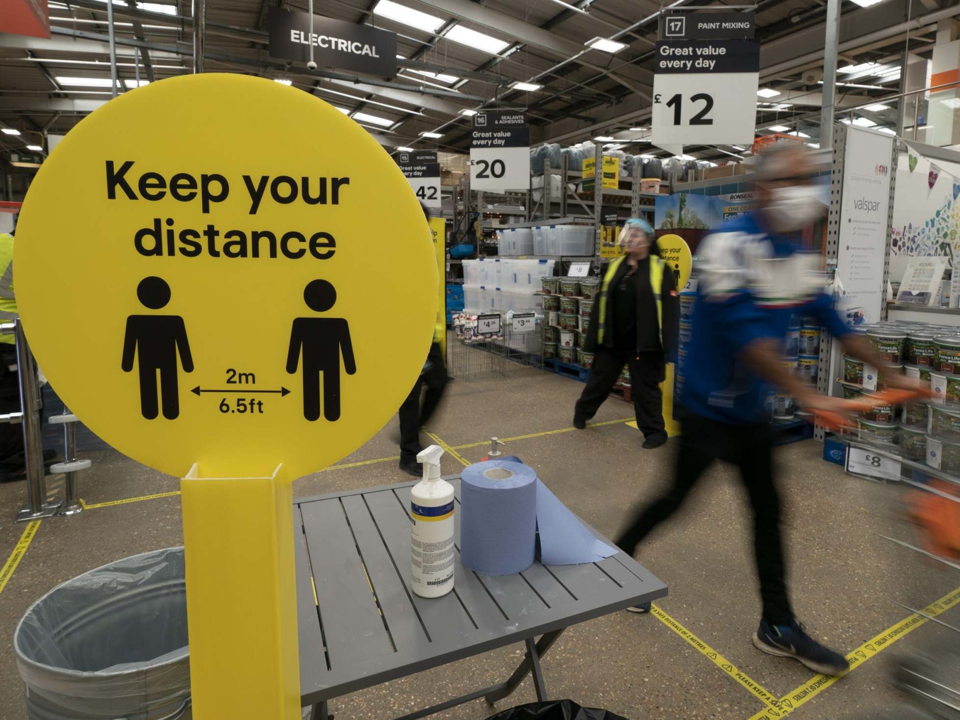 Keep your distance? Two metres could become one