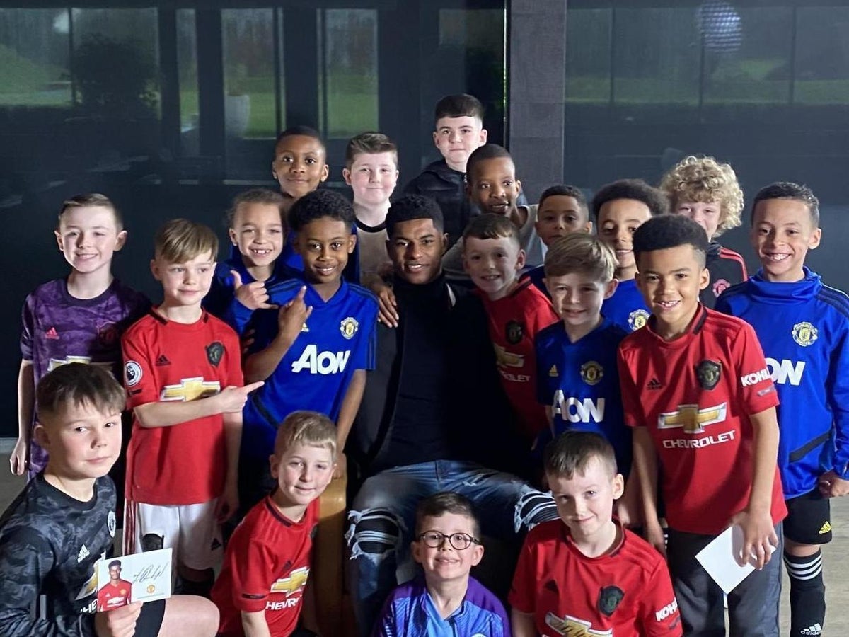 Marcus Rashford says fighting child poverty is new Champions League dream in battle for 'forgotten generation' | The Independent | The Independent