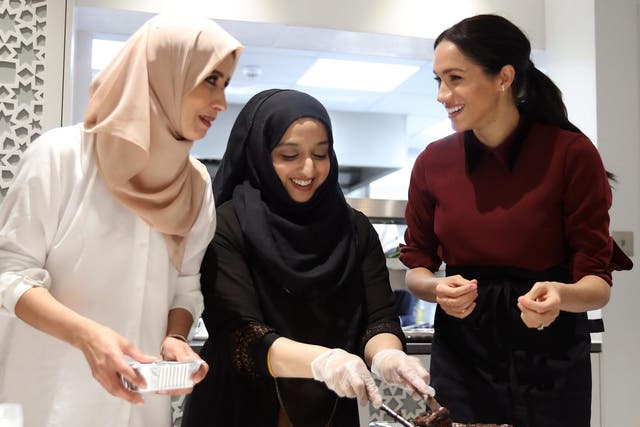 The Duchess Of Sussex visits the Hubb Community Kitchen on 21 November 2018