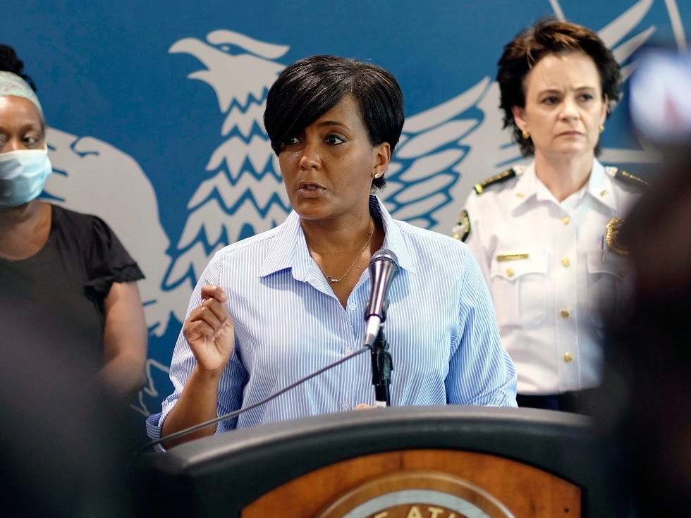 Mayor Keisha Lance Bottoms drew praise for her response to protests in Atlanta