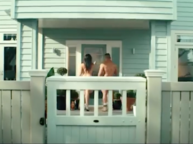 Actors play two nude porn stars in an advert as part of the New Zealand government's Keep It Real Online campaign.