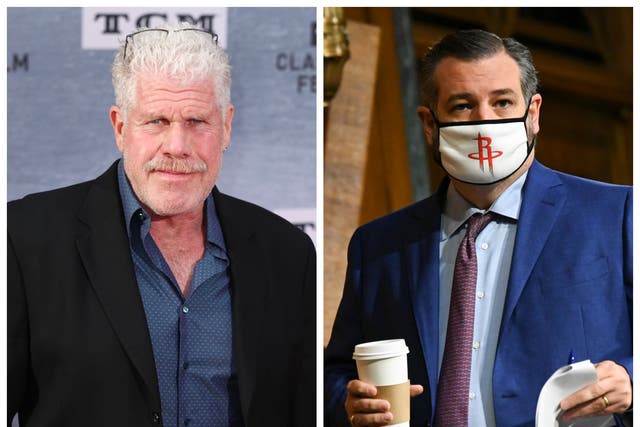 Ron Perlman offered to fight Republican Ted Cruz and donate money to Black Lives Matter