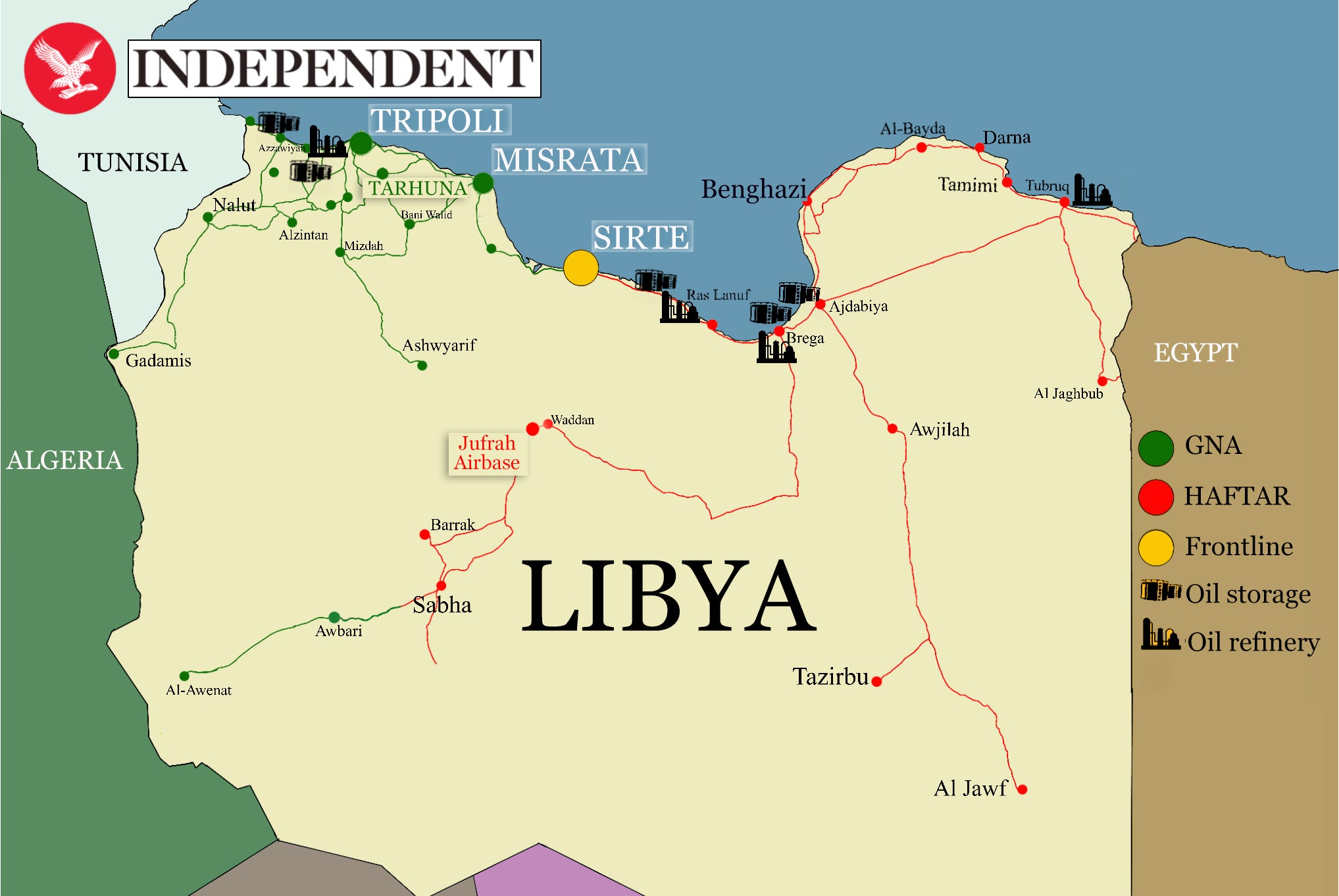    Libya Map 