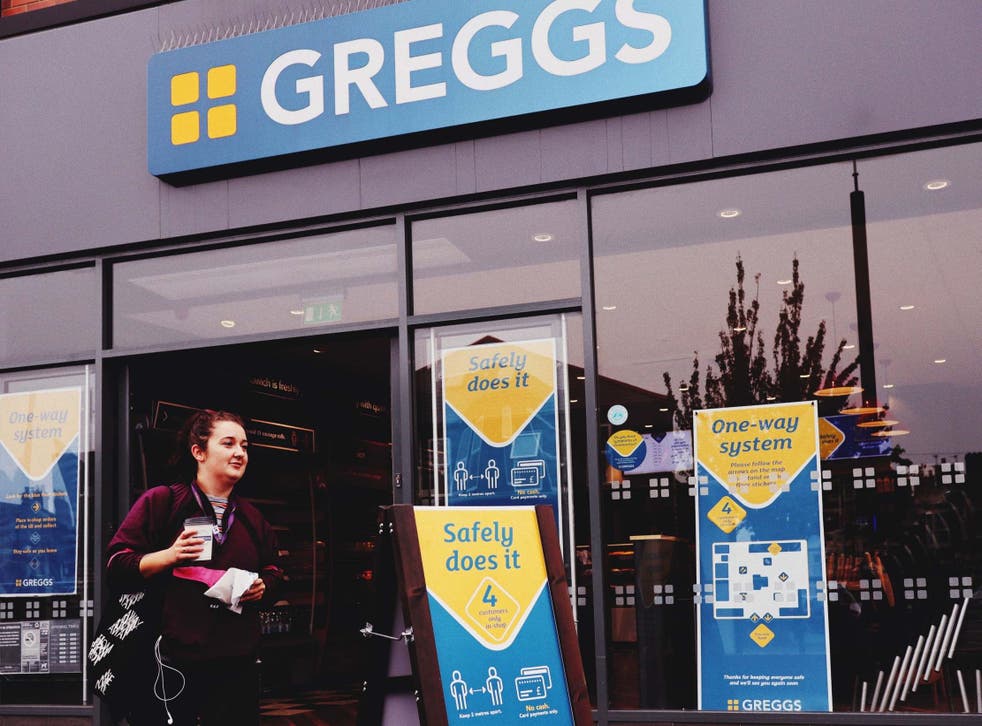 Queue forms outside as Greggs in Leeds re-opens