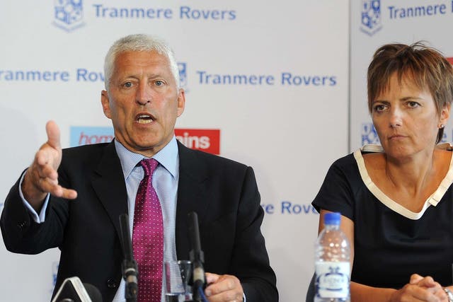 Mark Palios has vented his fury at Tranmere's relegation from League One
