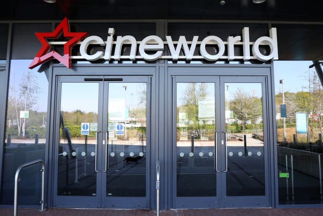 A Cineworld cinema in Southampton, England