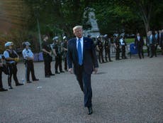 Trump undeniably a ‘fascist’ after George Floyd response, critics say