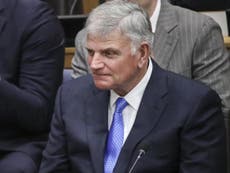 Evangelical pastor Franklin Graham claims he’s not homophobic