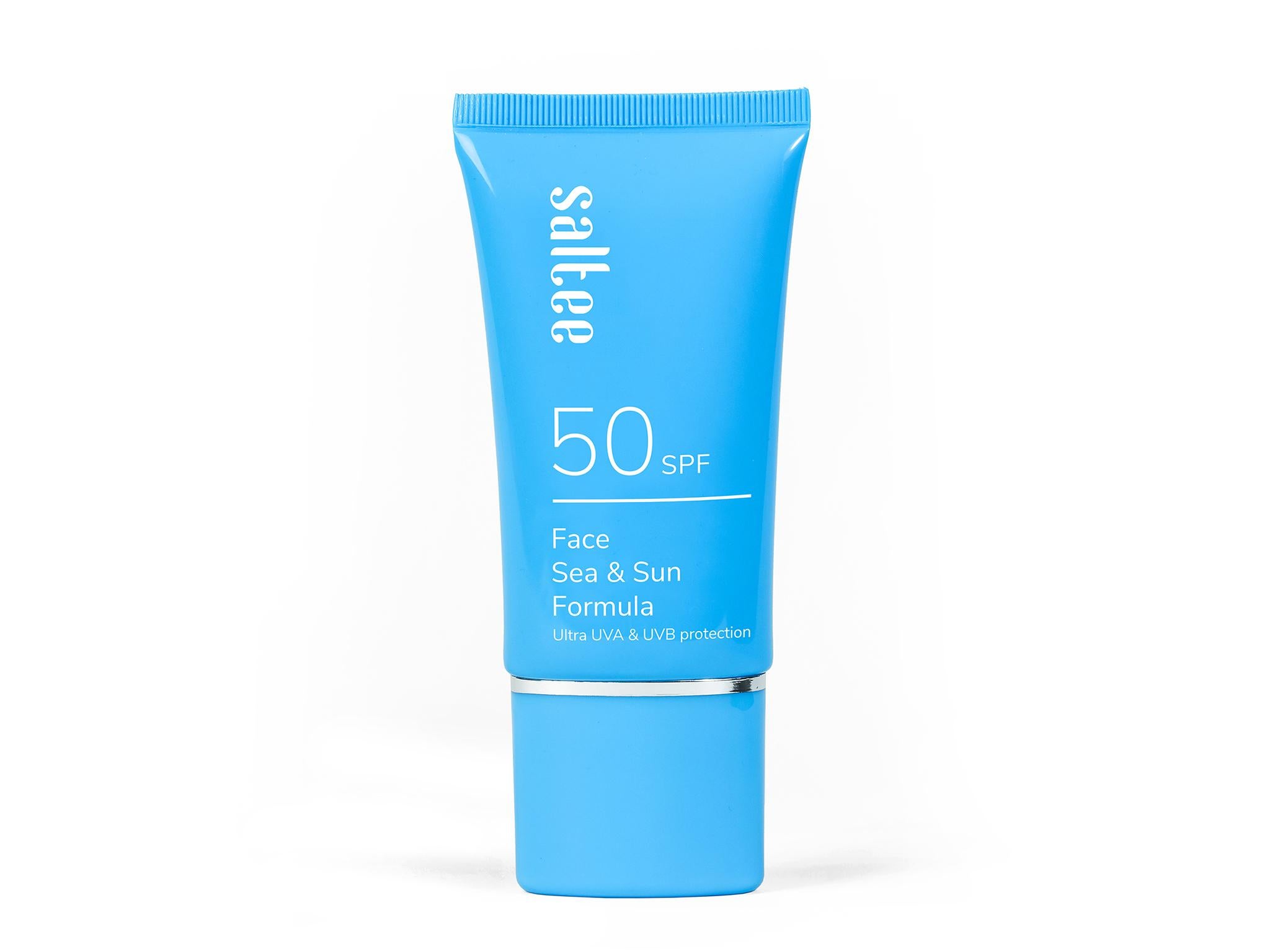 If you're an avid swimmer or plant to go scuba diving, this facial SPF is the perfect companion (Saltee)