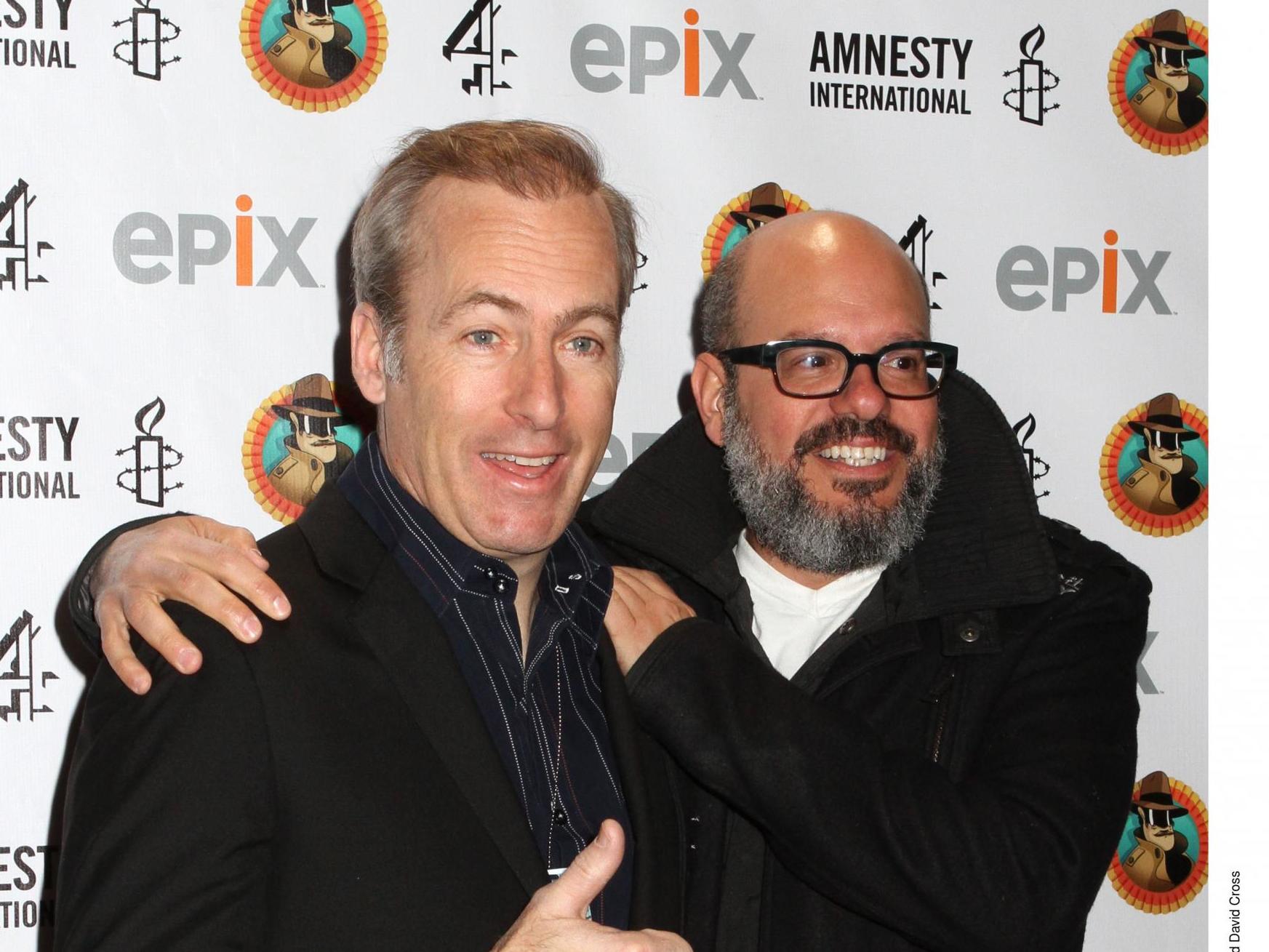 Bob Odenkirk and David Cross at an event in 2012