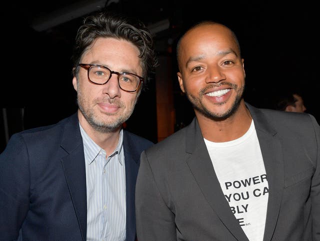 Zach Braff and Donald Faison