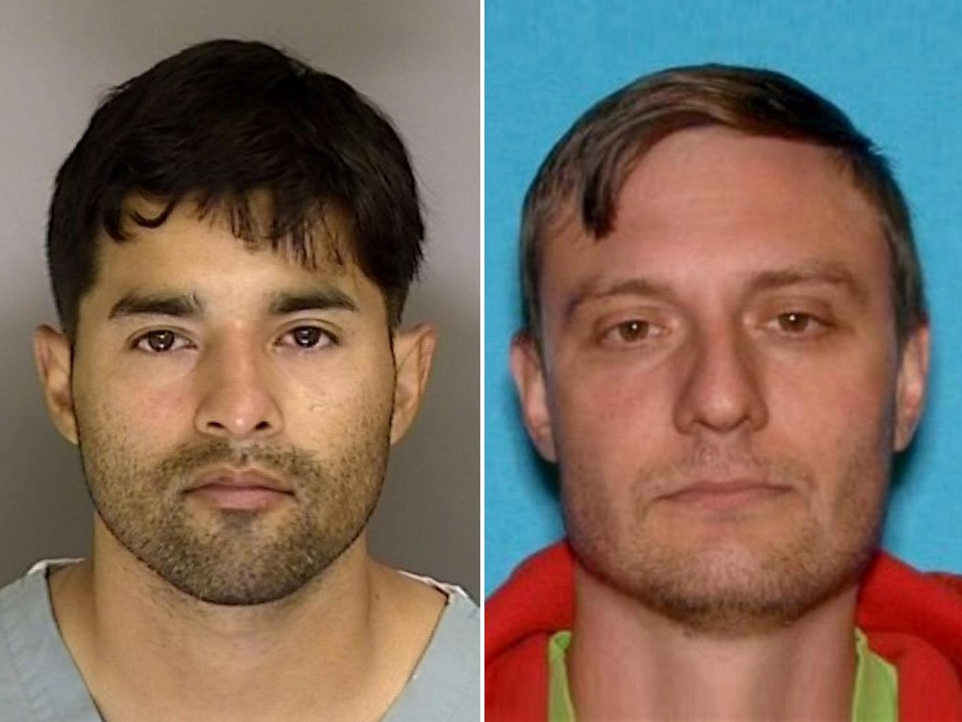 Steven Carrillo, right, and Robert Alvin Justus Jr are connected with the far-right Boogaloo Movement