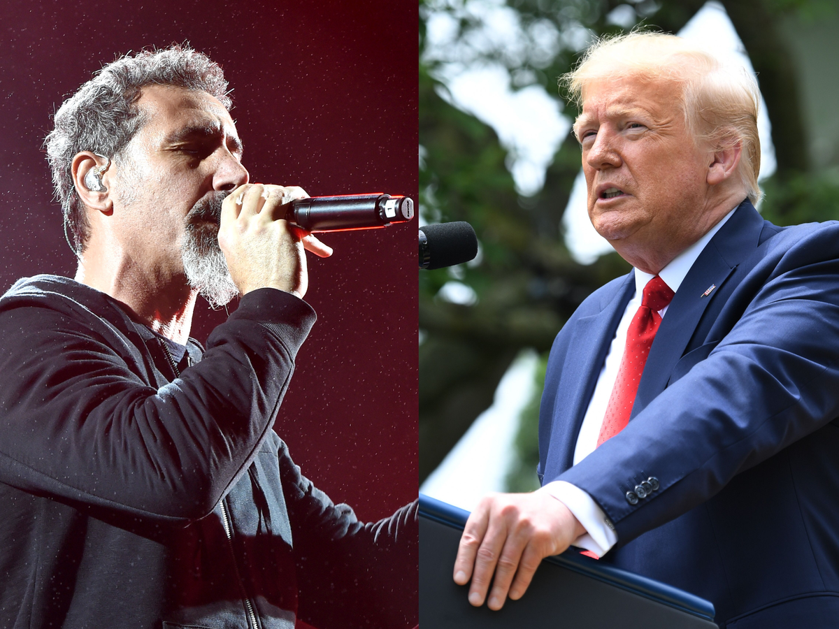 System of a Down frontman Serj Tankian brands fans who support Trump ‘hypocrites’