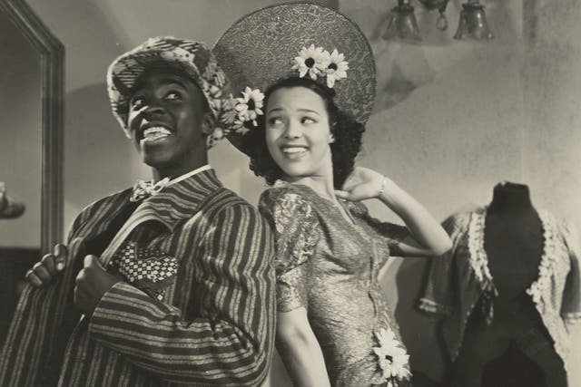 Paul White and Dorothy Dandridge in a ‘A Zoot Suit’