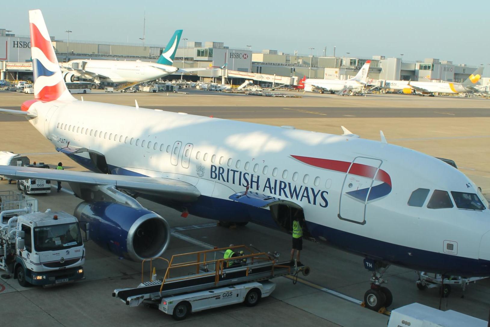 british airways jersey to gatwick