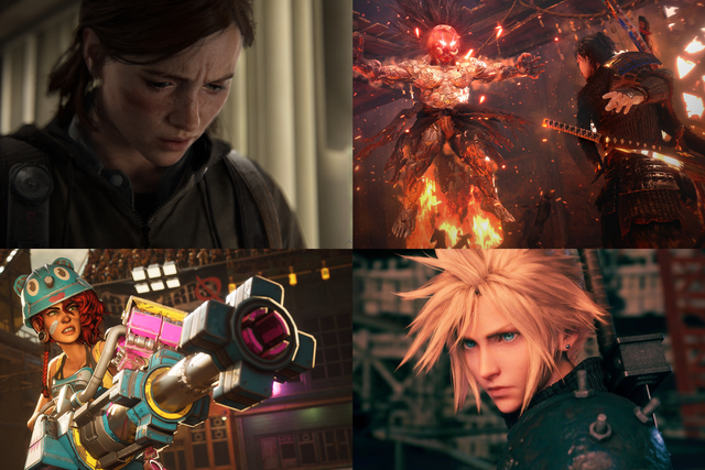 'The Last of Us Part II', 'Nioh 2', 'Final Fantasy VII Remake' and 'Bleeding Edge'
