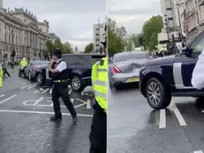 Boris Johnson's vehicle involved in minor collision outside parliament