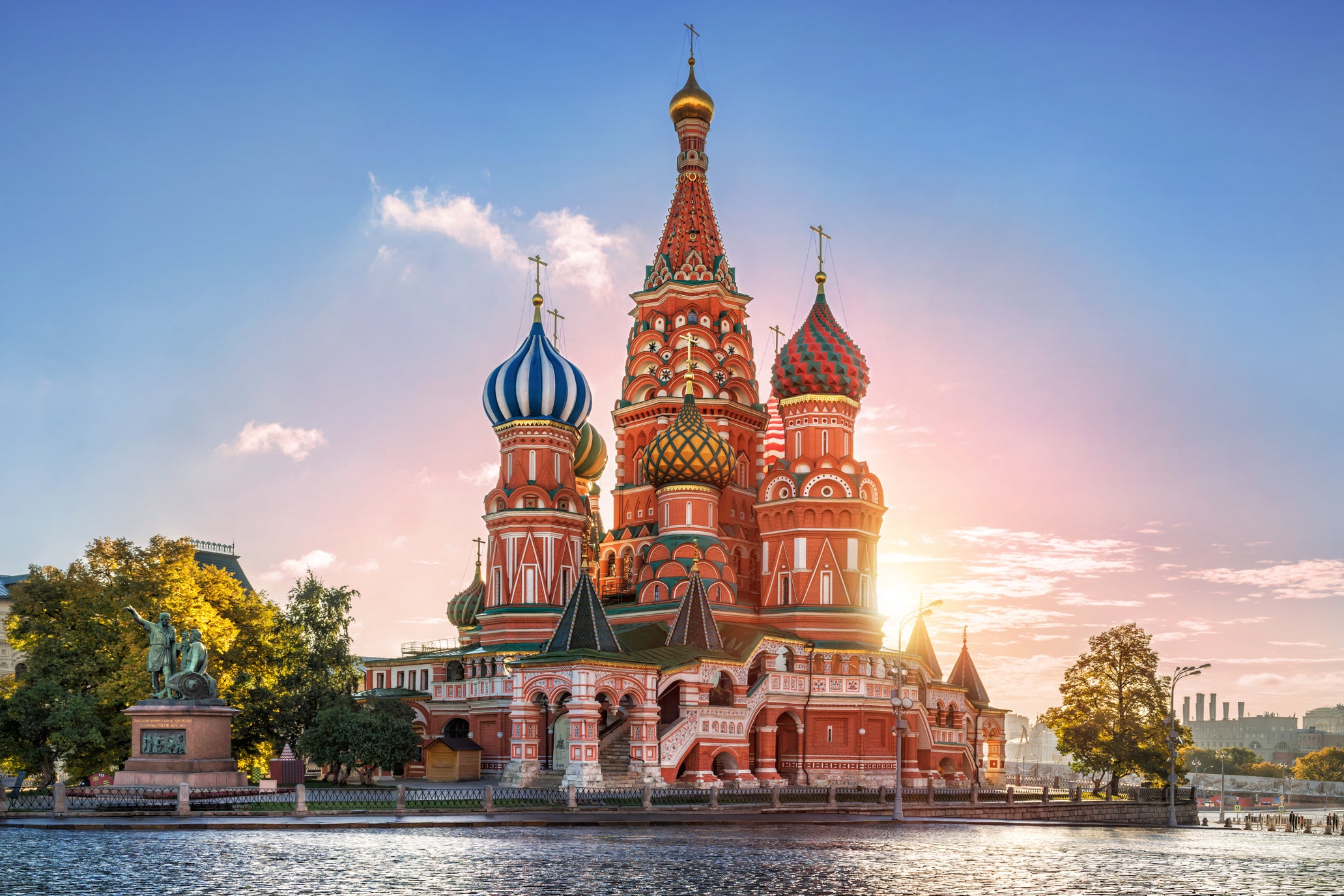 St. Basil’s Cathedral on Red Square, Moscow, Russia