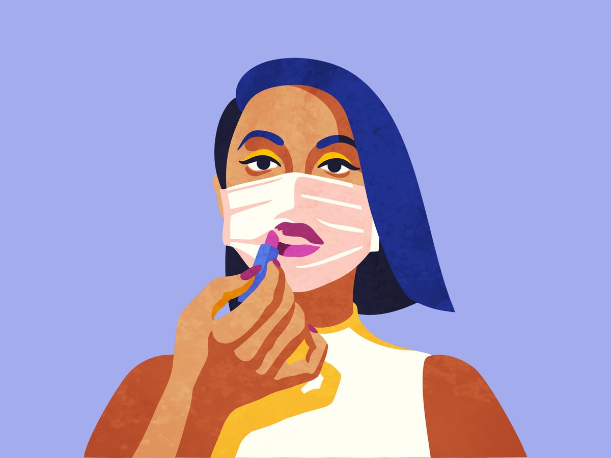 Face Mask Make Up Guide What You Need For Long Wearing Coverage The Independent Otherwise, they will repel each other or just slide off your face, making it difficult to blend. face mask make up guide what you need