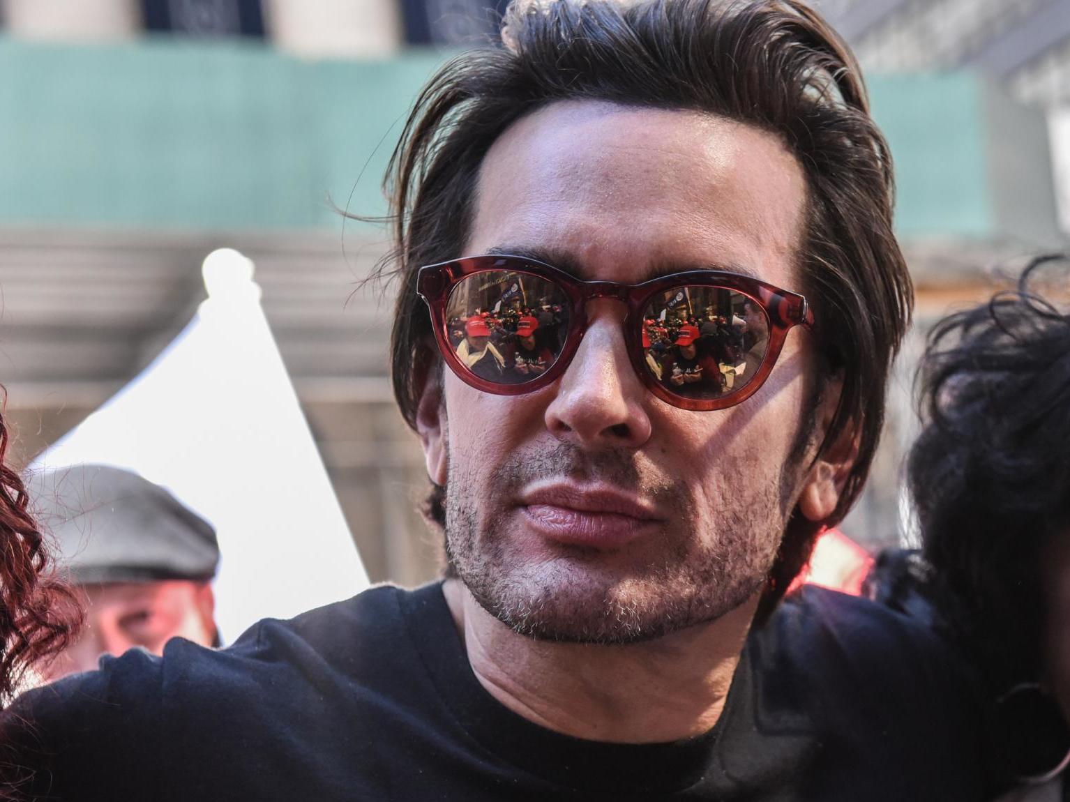Brandon Straka, founder of the 'WalkAway' movement, attends a rally in support of US President Donald Trump