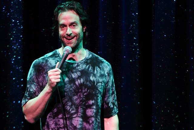 Chris D'Elia performs a stand-up comedy routine on 25 August 2018 in Las Vegas, Nevada.