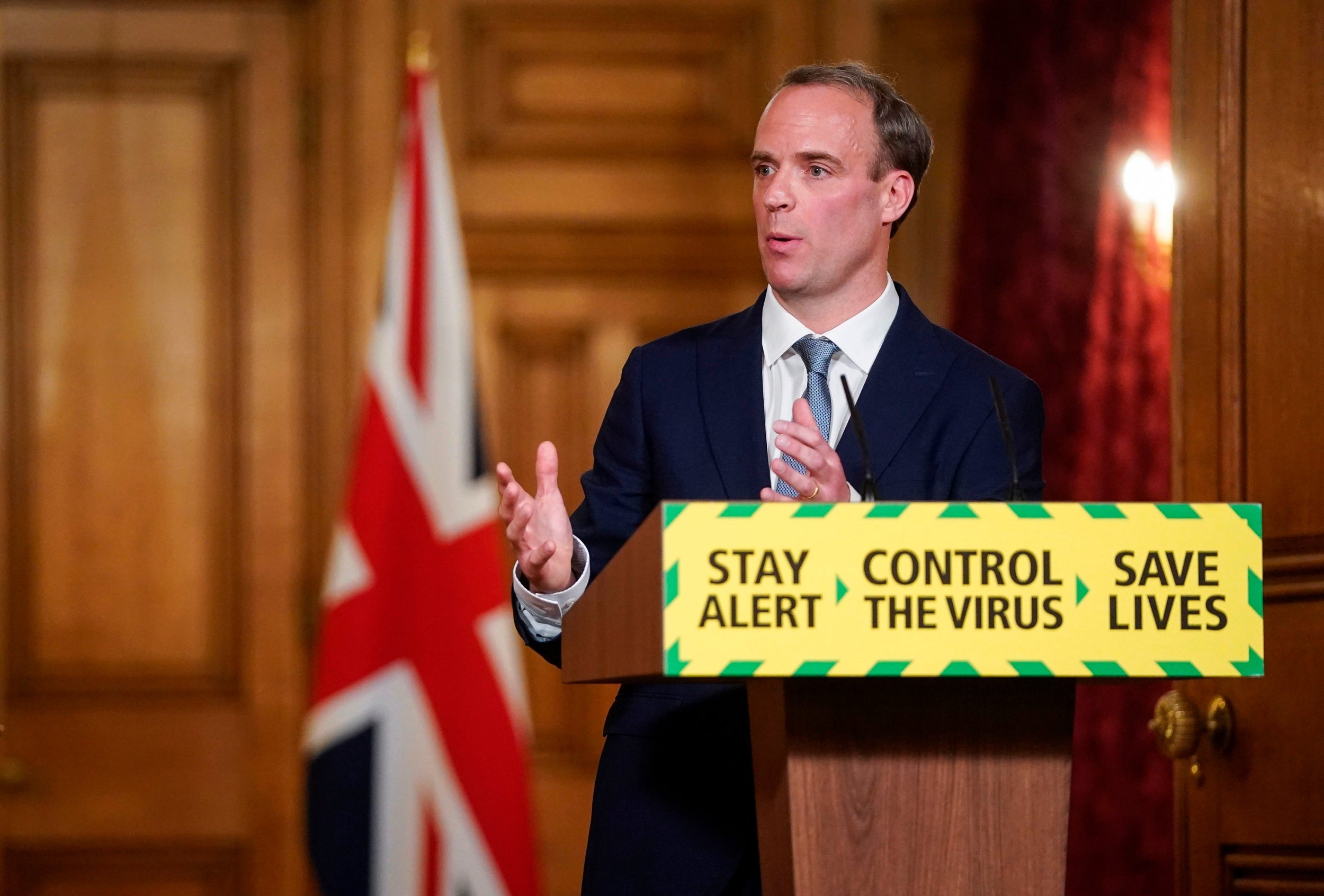 Dominic Raab - the foreign secretary