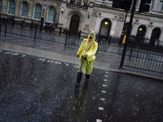Thunderstorm warnings in place as downpours soak Britain