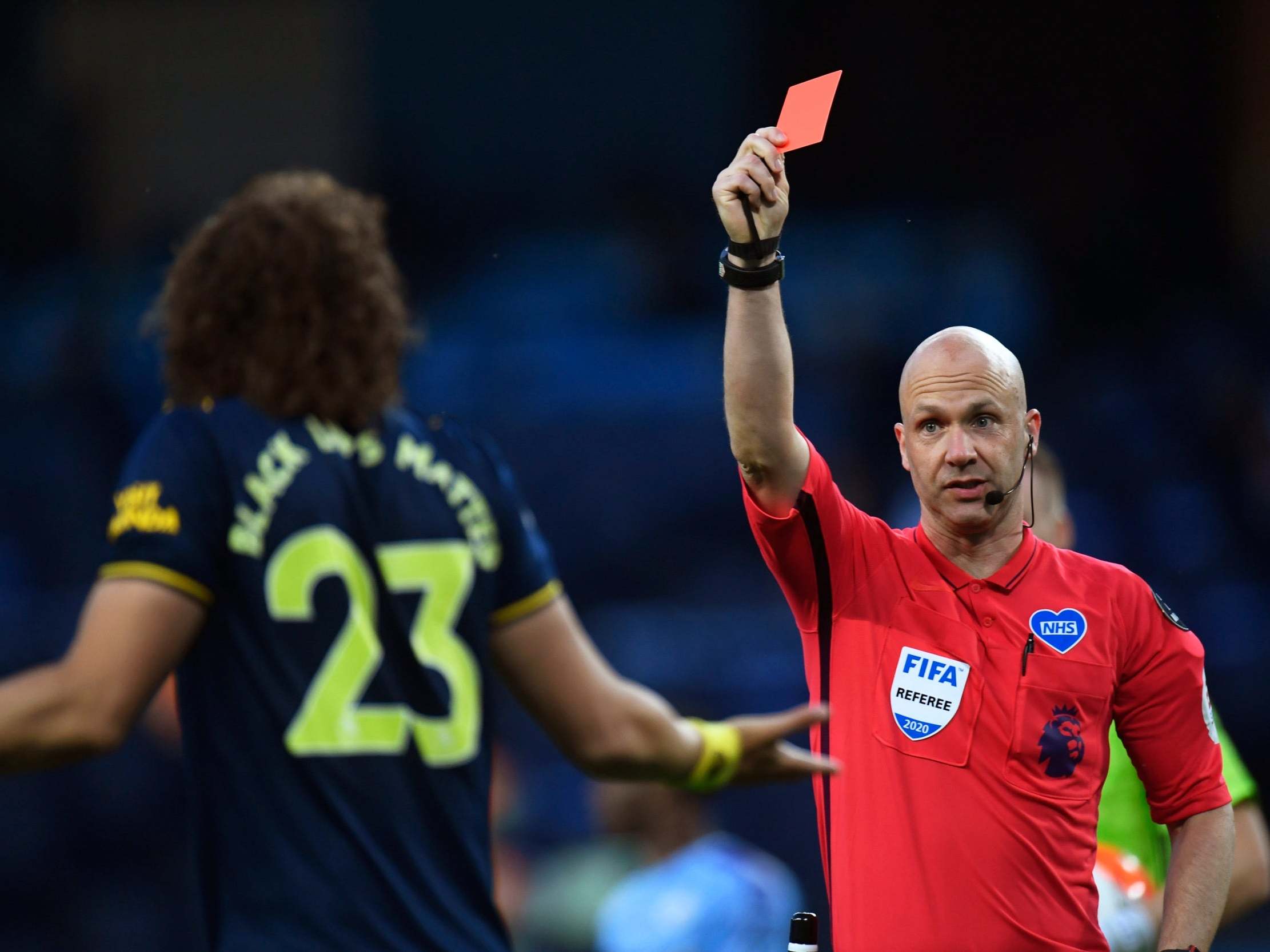 David Luiz was sent off for conceding a second-half penalty