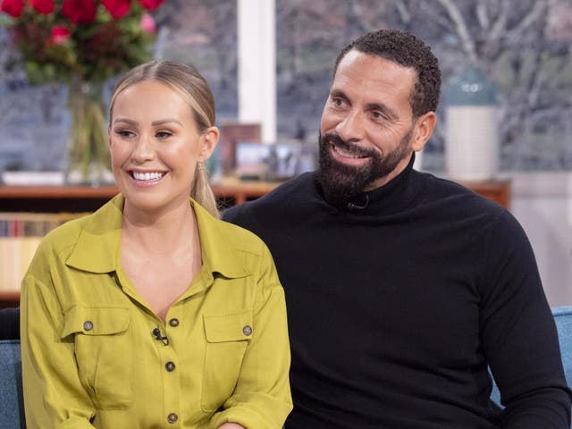 Kate and Rio Ferdinand appear on This Morning on 10 February 2020