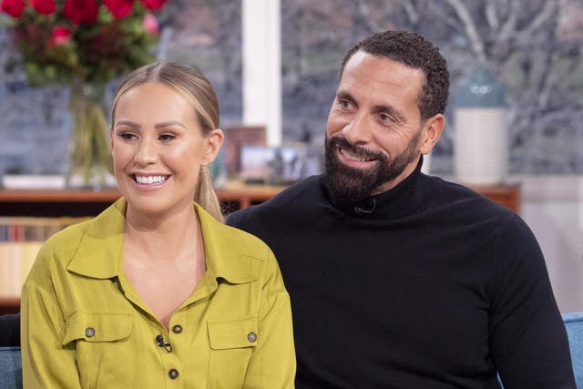 Kate and Rio Ferdinand appear on This Morning on 10 February 2020