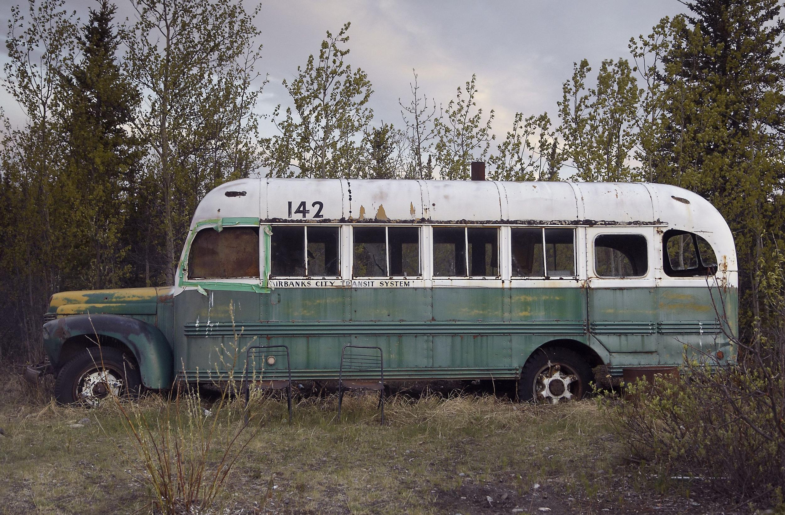 The bus where Chris McCandless took shelter in the Alaskan wilderness