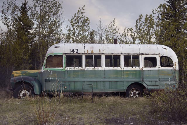 The bus where Chris McCandless took shelter in the Alaskan wilderness