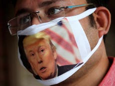 Trump says some Americans wearing masks just to show they dislike him