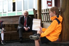 Boris Johnson hints two-metre rule could be scrapped for schools