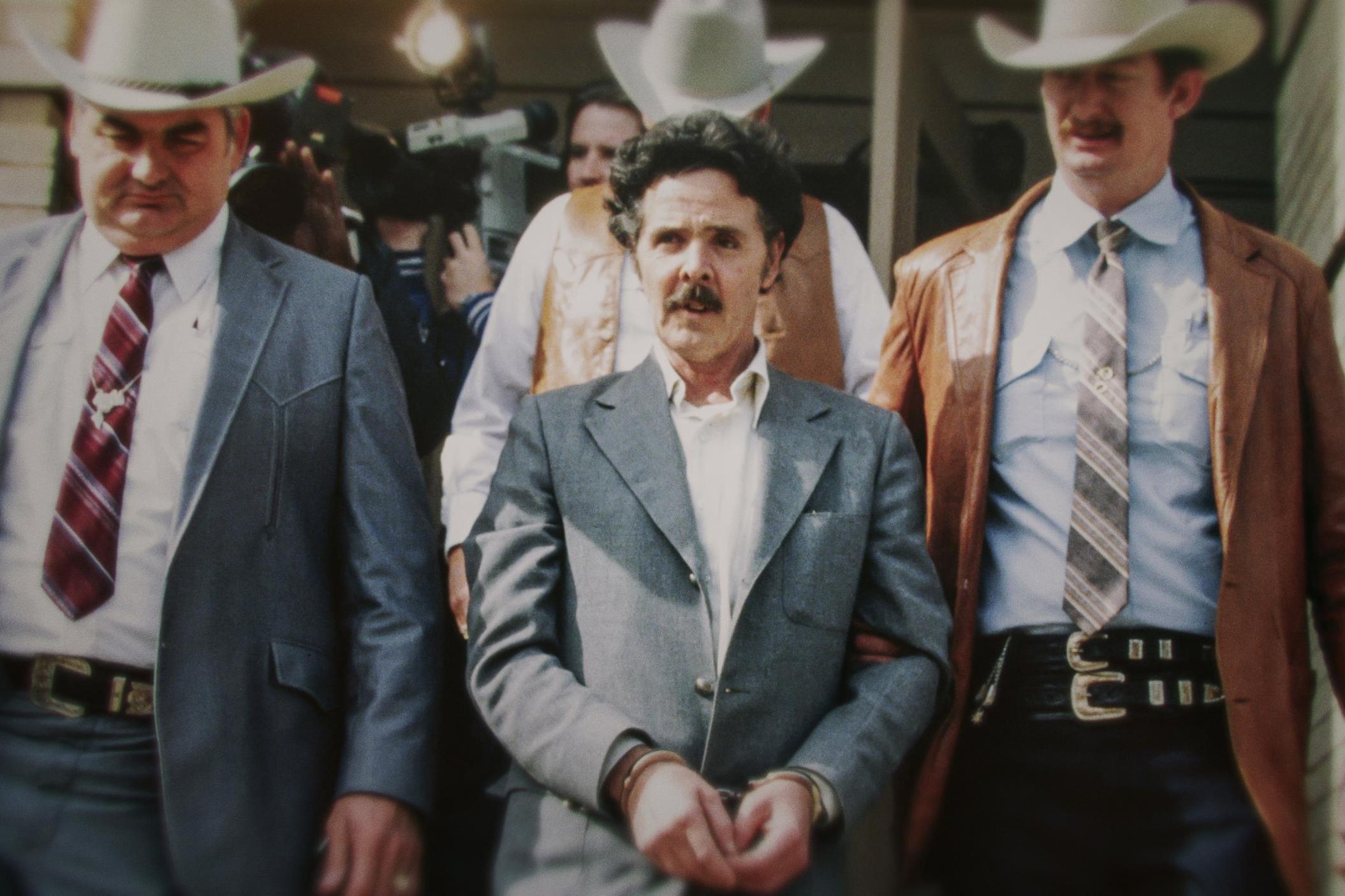 Henry Lee Lucas (centre) is the subject of 'The Confession Killer'.