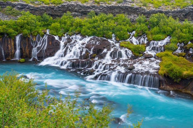Hraunfossar Falls, Iceland