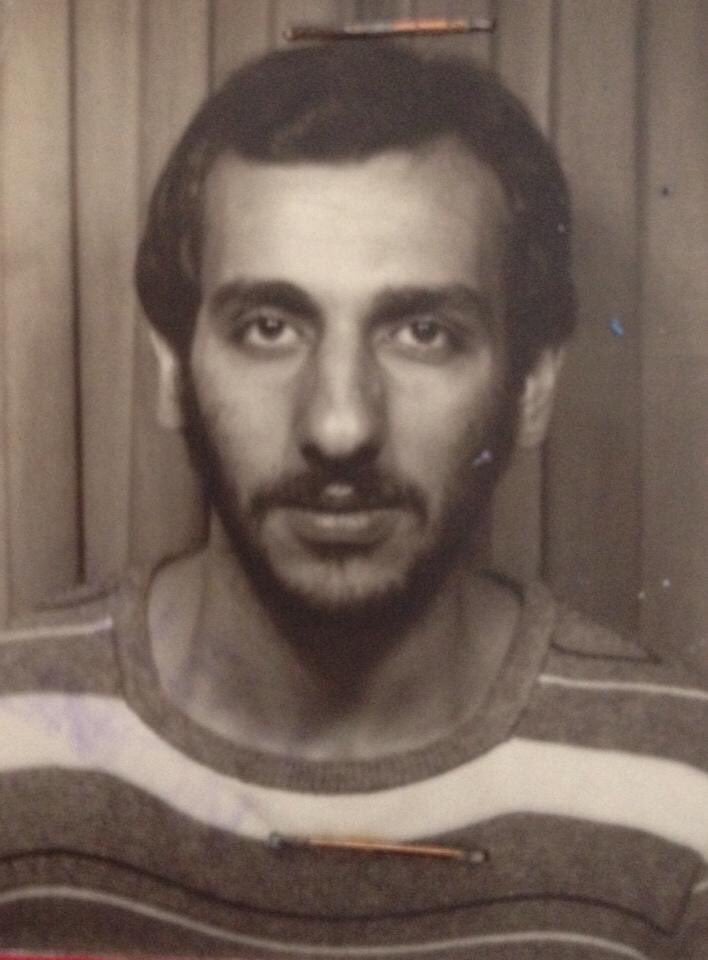 Robert Kazandjian's father in his mid-twenties