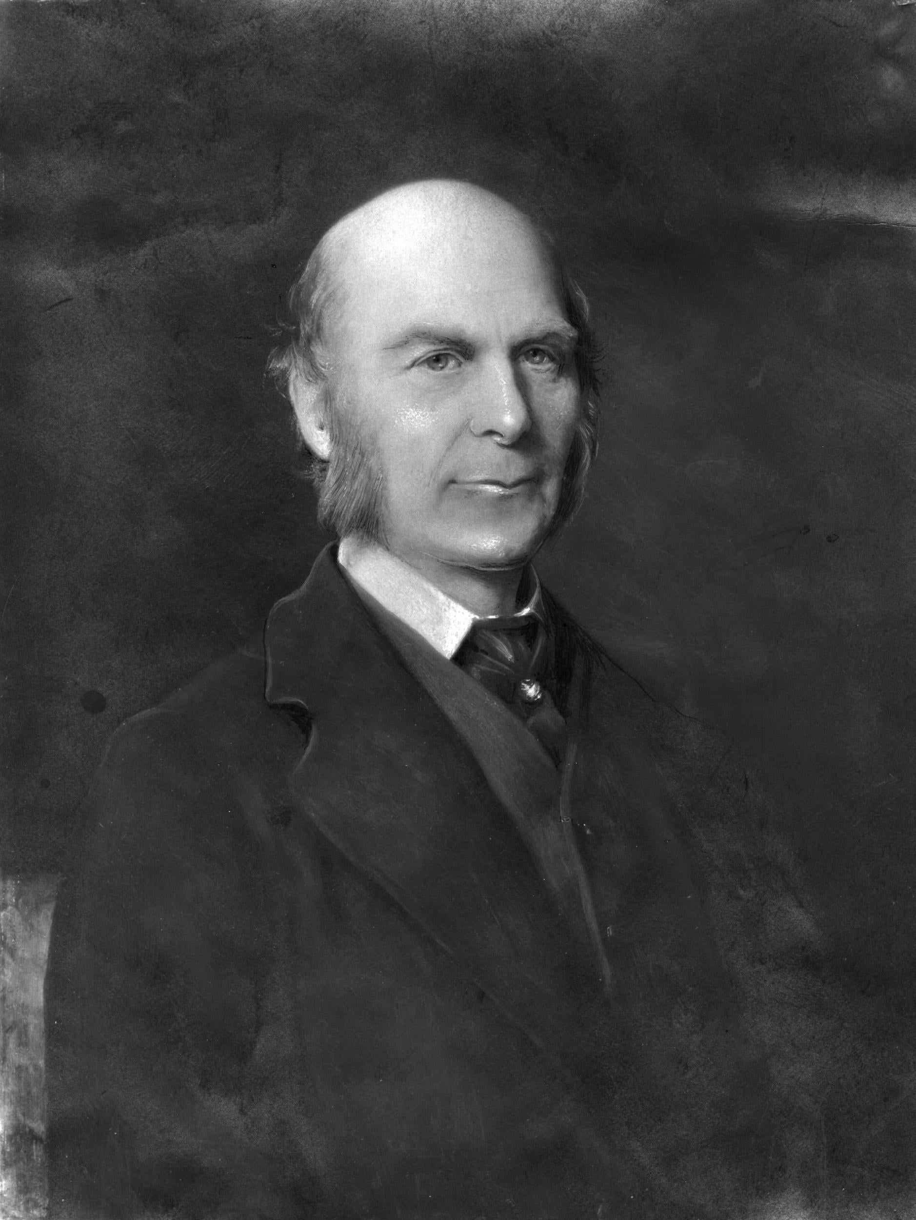 British scientist Sir Francis Galton (1822-1911), photograph circa 1880.