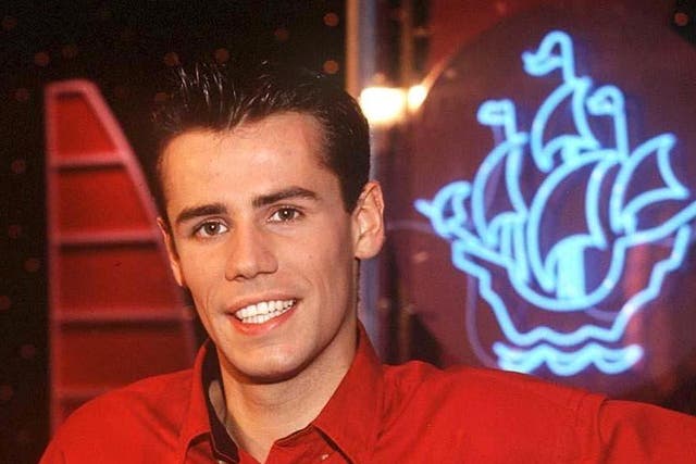 Richard Bacon on 'Blue Peter' in 1997