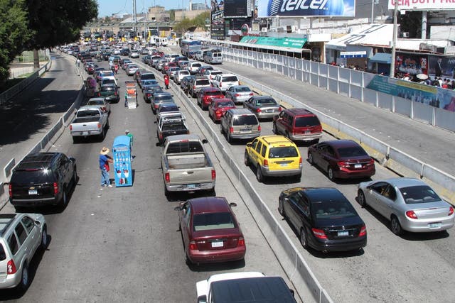 Border country: North America's busiest frontier, between Mexico and the US at Tijuana