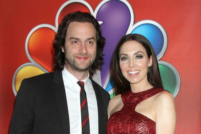 Whitney Cummings and Chris D'Elia in 2012
