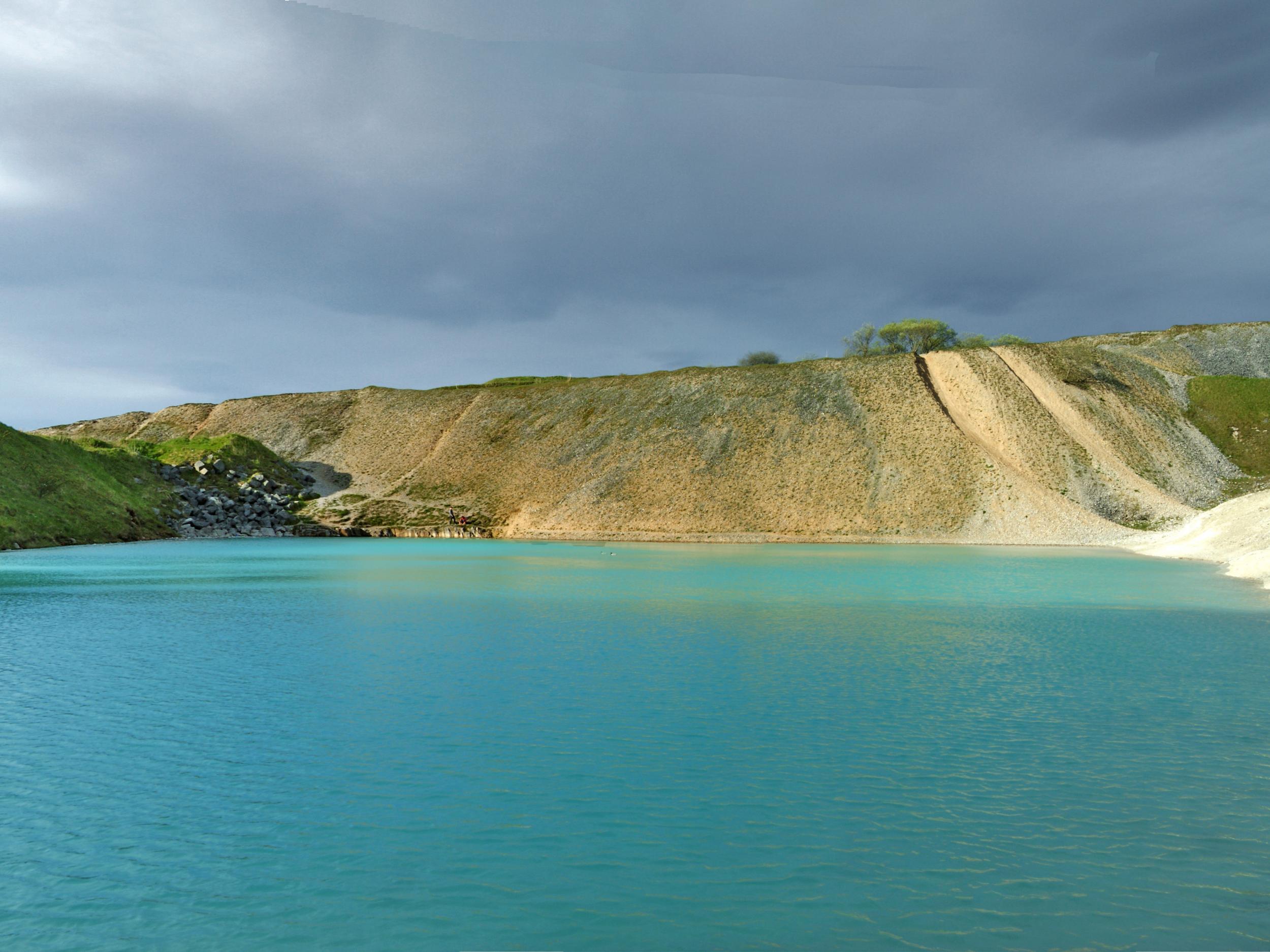 Toxic water at Hoffman Quarry, near Buxton