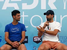Djokovic criticised after Dimitrov and Coric contract coronavirus