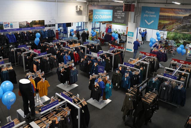 Go Outdoors sells waterproof clothing, tents and other camping equipment and employs around 2,400 people across the UK
