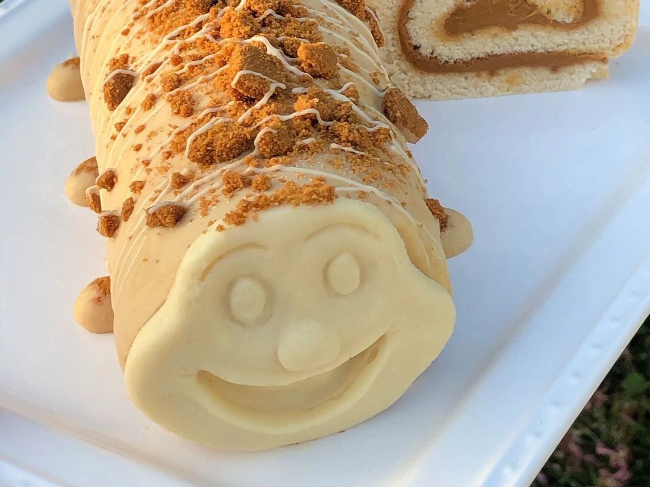 Meet Frankencolin: M&S' spooktacular Halloween caterpillar cake