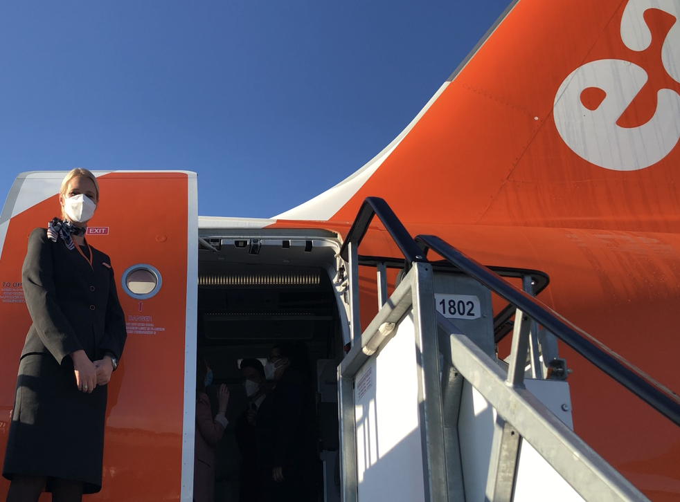 New age: easyJet's first flight for 11 weeks, from Gatwick to Glasgow