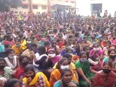 Indian factory workers protest after ‘H&M cancels orders’ leaving 1,000 jobless