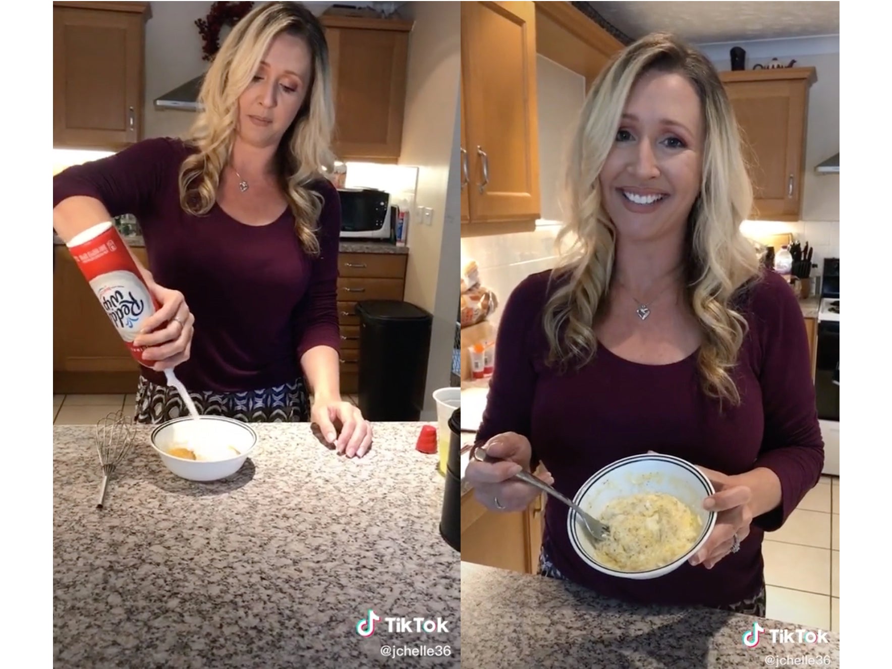 American TikTok user causes uproar with British eggs recipe laden with sugar and cream The Independent The Independent